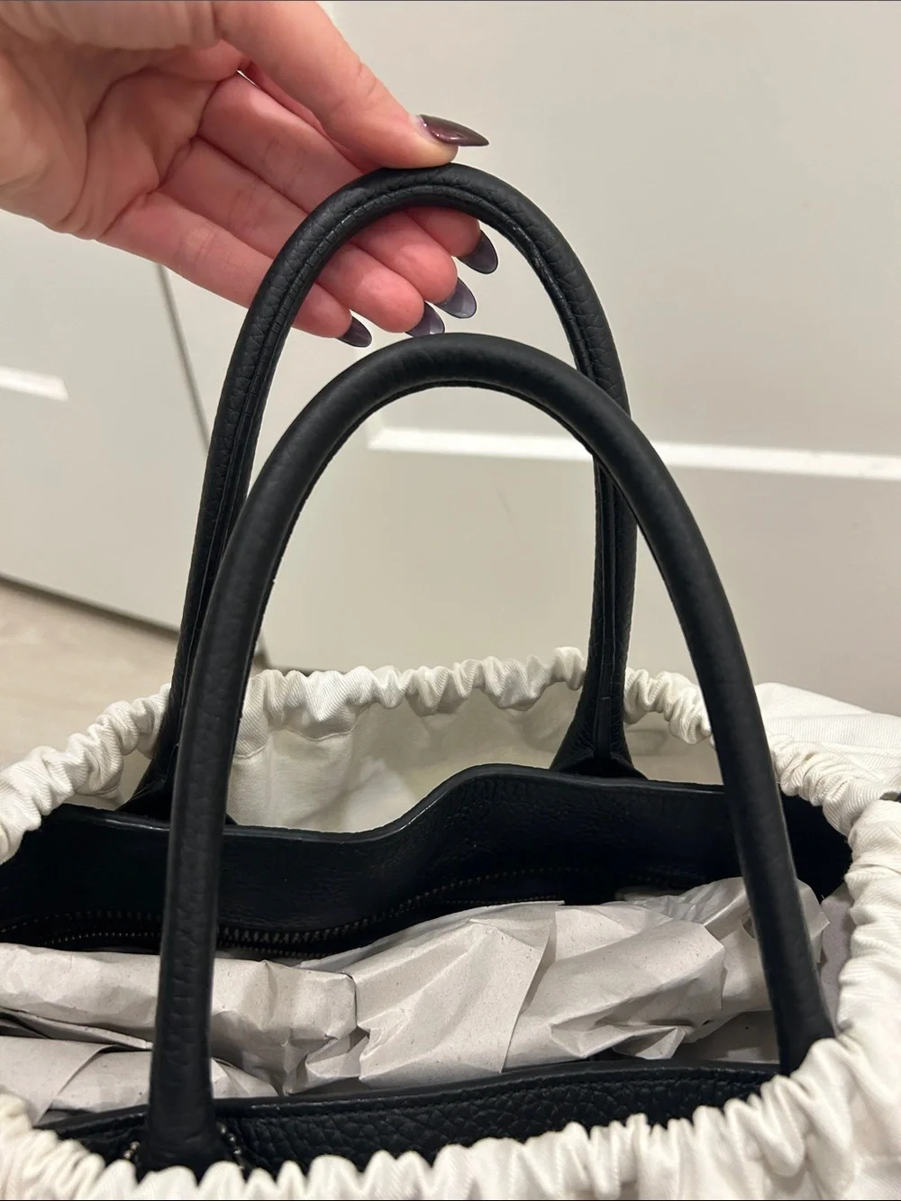 Coach Tatum Tall Tote in Whiplash Leather & Gunmetal